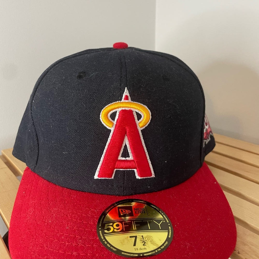 New Era Los Angeles Angels 50th Anniversary 59FIFTY Fitted Cap, 7 1/2 NWT